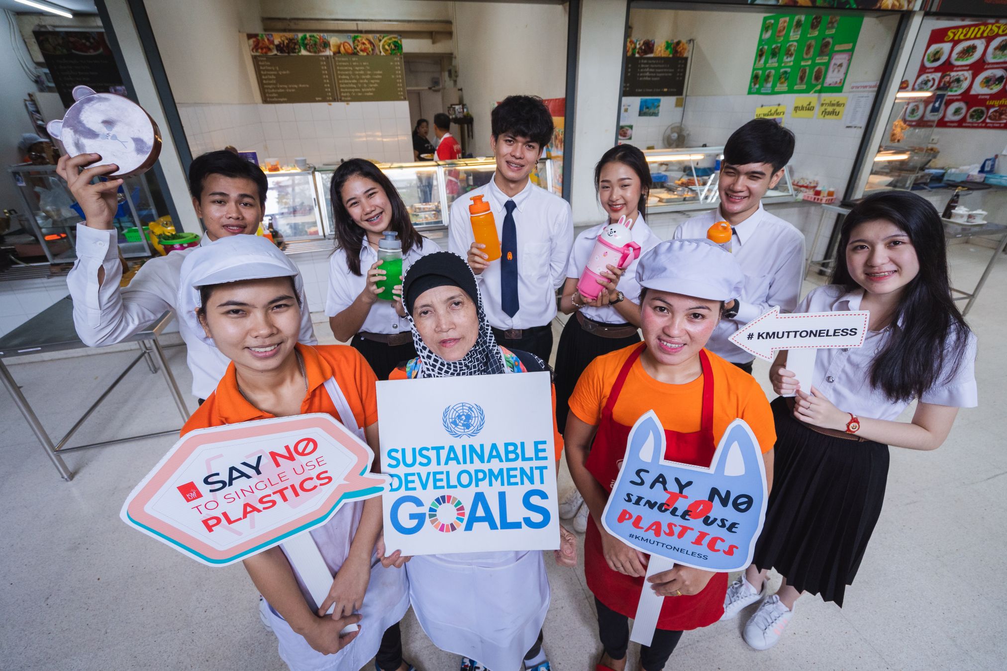 Say No to Single Use Plastics at KMUTT