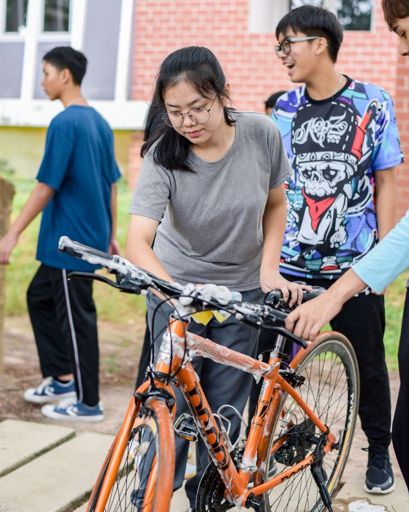 Recycled water for bike cleaning