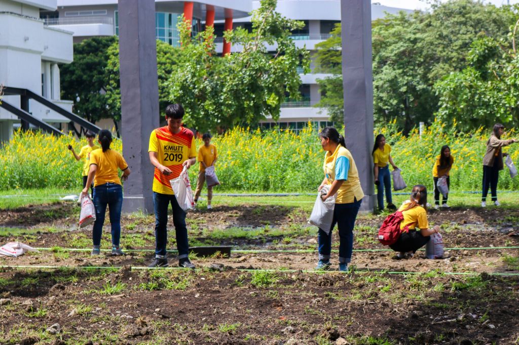 Planting Porthueng for congratulations new graduate