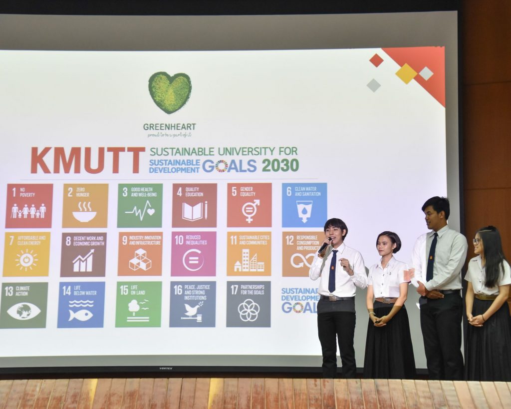 KMUTT winner the sustainable projects in SUN Thailand 2019