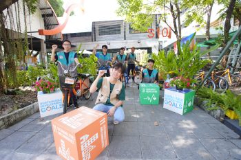 Green Heart Volunteers Manage Waste at KMUTT Graduation Rehearsal Ceremony