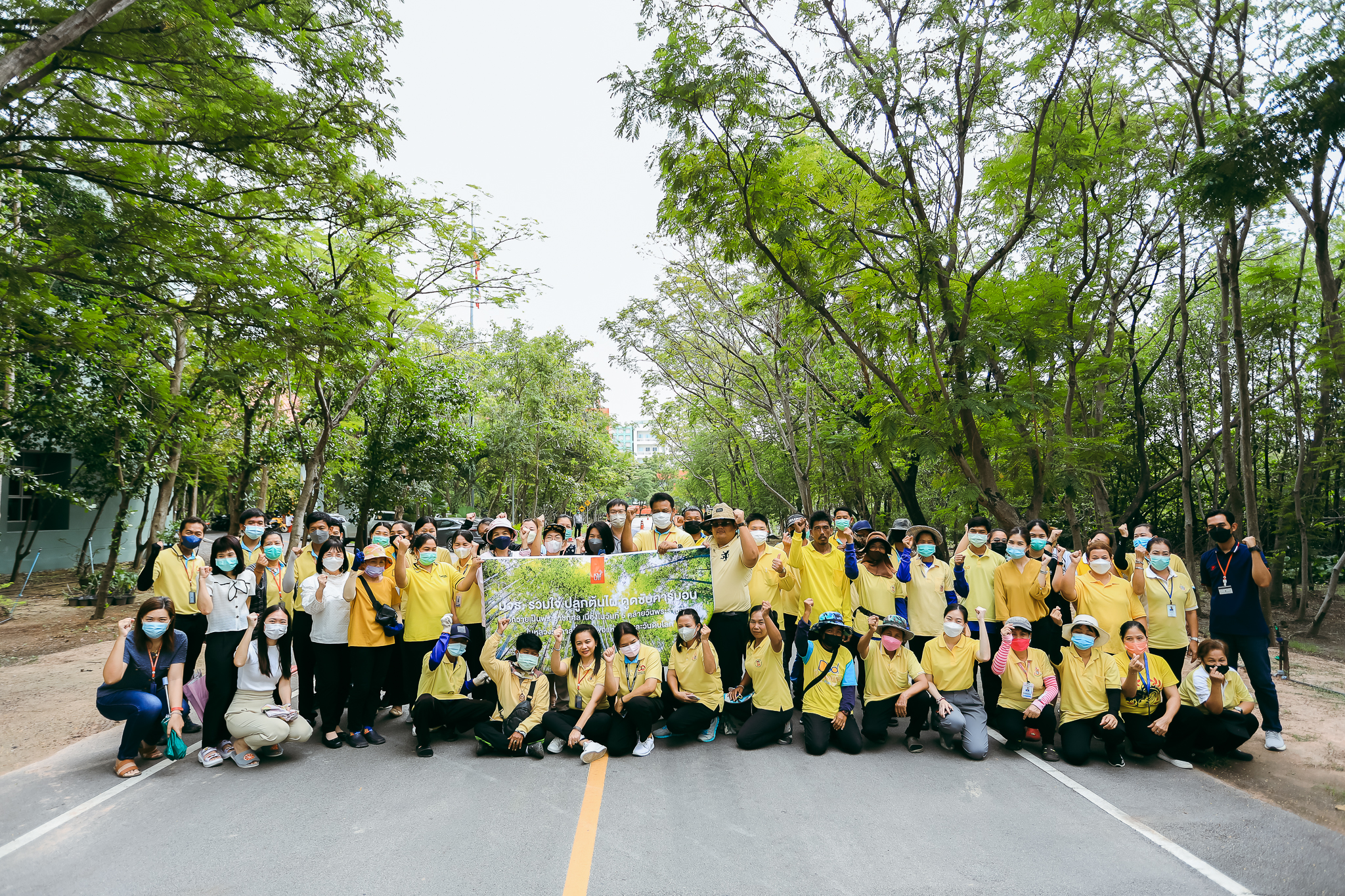 KMUTT Bangkhuntien Unites to Plant Bamboo in Royal Tribute on…