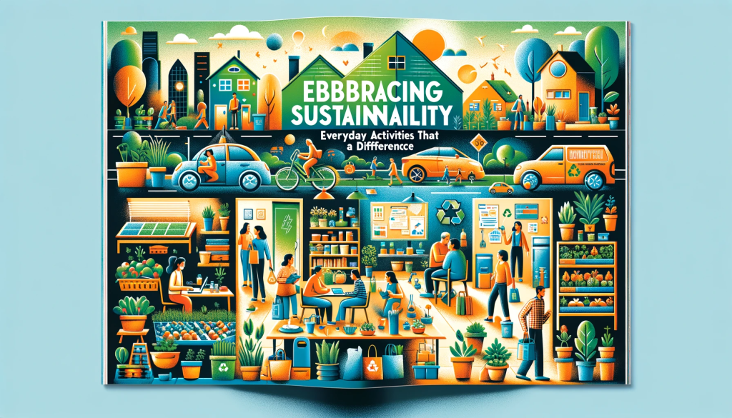 Embracing Sustainability: Everyday Activities that Make a Difference