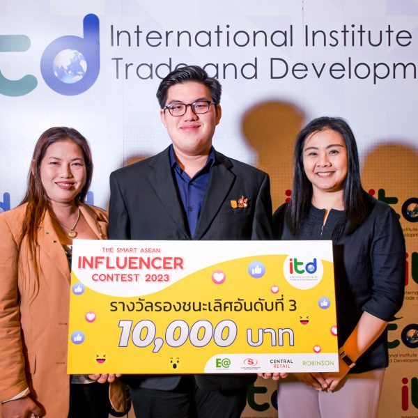 Ice Akaraphan Taweesak, Leader of Green Heart, Secures 3rd Runner-Up Prize in The Smart Influencer Contest 2023