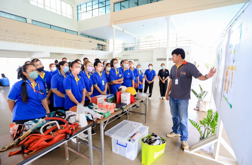 EESH Organizes Practical Training on Energy, Environmental, and Safety Management at KMUTT Bang Khun Thian