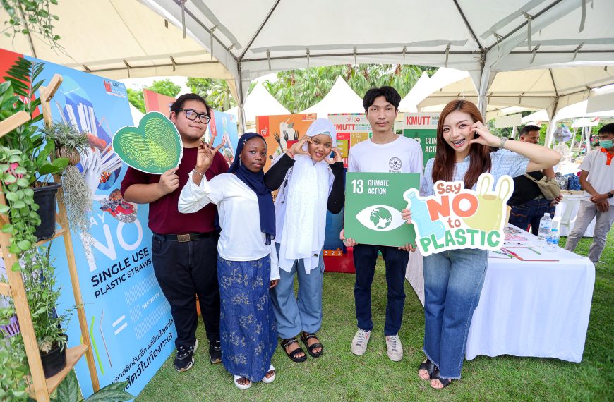 KMUTT Collaborates to Organize Green Market: A Market for…