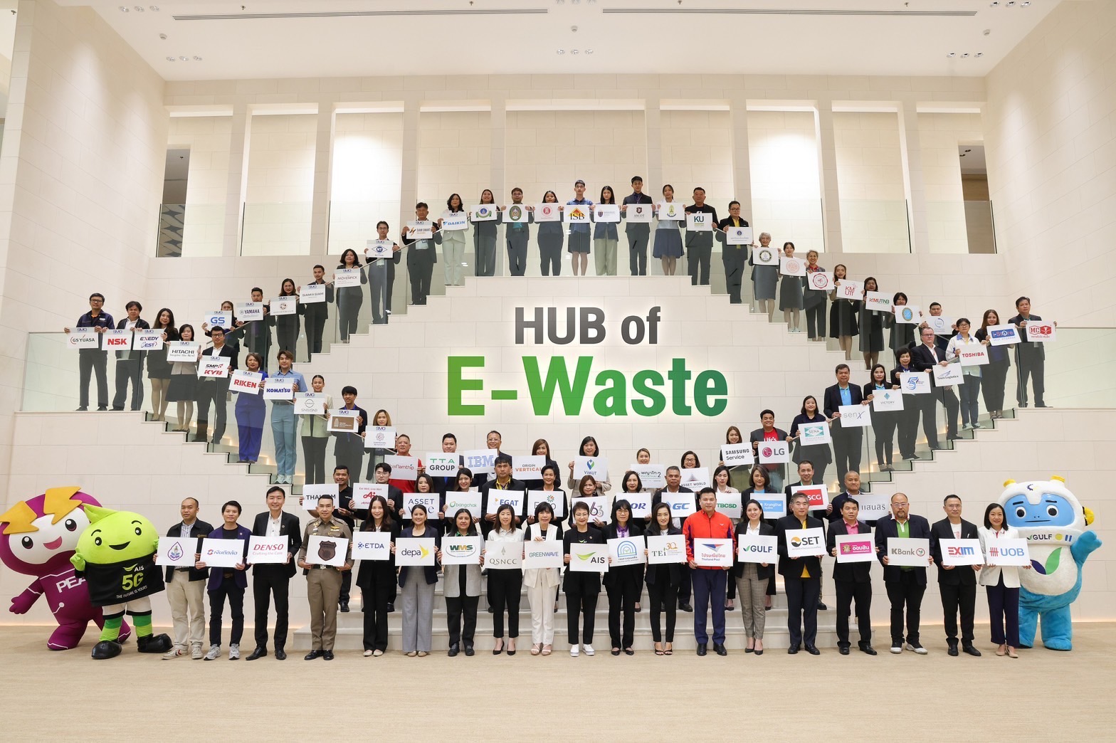 “KMUTT Joins the Drive for “Thai People Free of E-Waste” Campaign