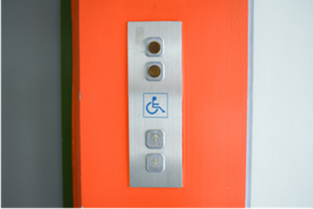 Elevator access for wheelchair users