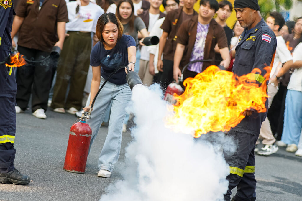 EESH Conducts Basic Firefighting Training for Chemical Engineering Department