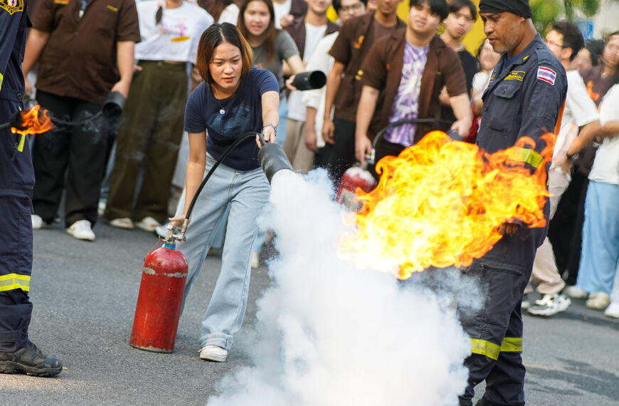 EESH Conducts Basic Firefighting Training for Chemical Engineering Department