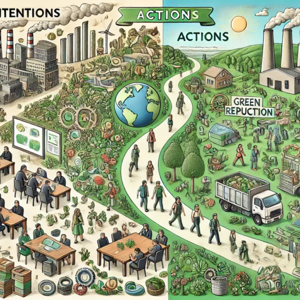 From Intentions to Actions: Sustainability Trends in Society and Industry