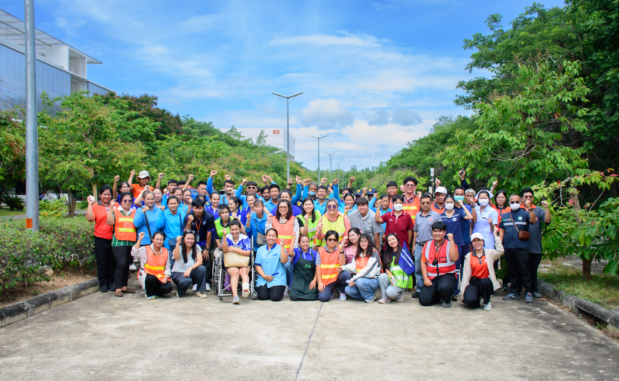 KMUTT Ratchaburi Campus Bolsters Safety with EESH Center’s Firefighting and Evacuation Training