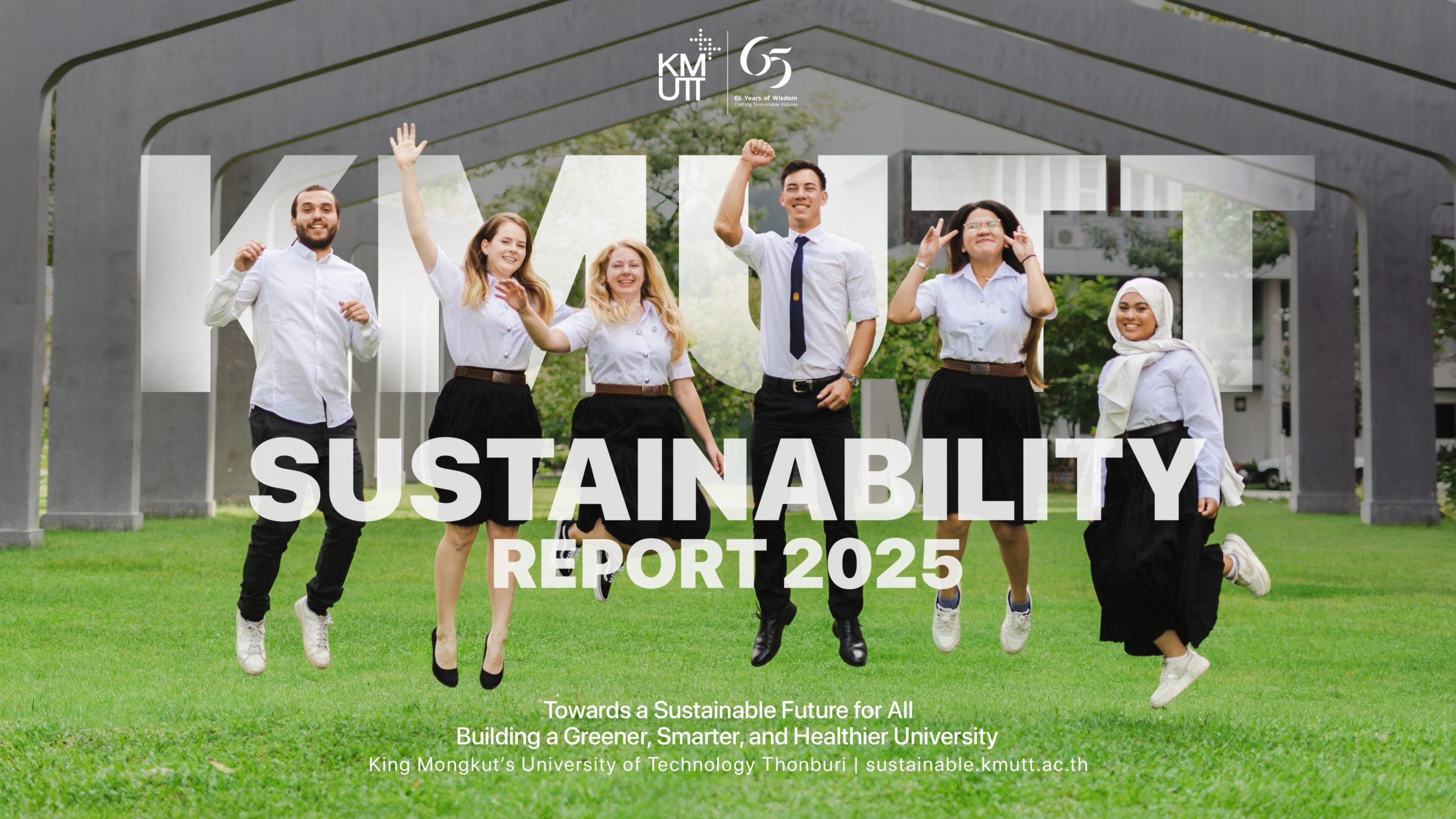 KMUTT Sustainability Report 2025 Cover