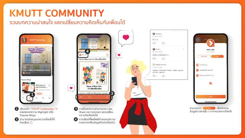 MOD Link KMUTT Community feature